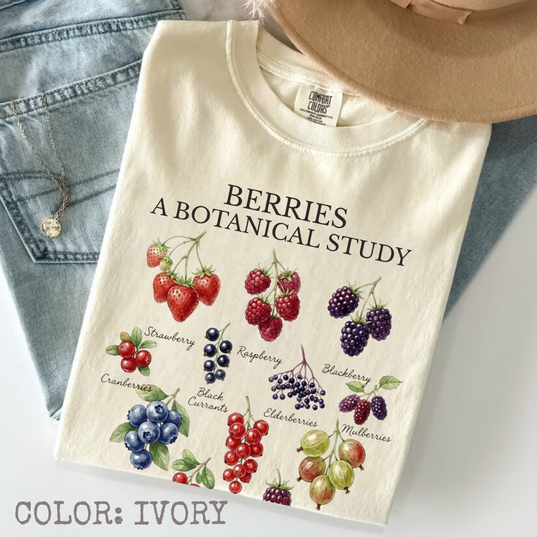 Berries Botanical Study T-Shirt
