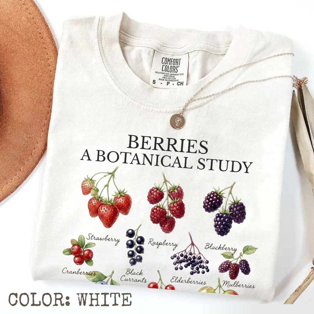 Berries Botanical Study T-Shirt - Image 5