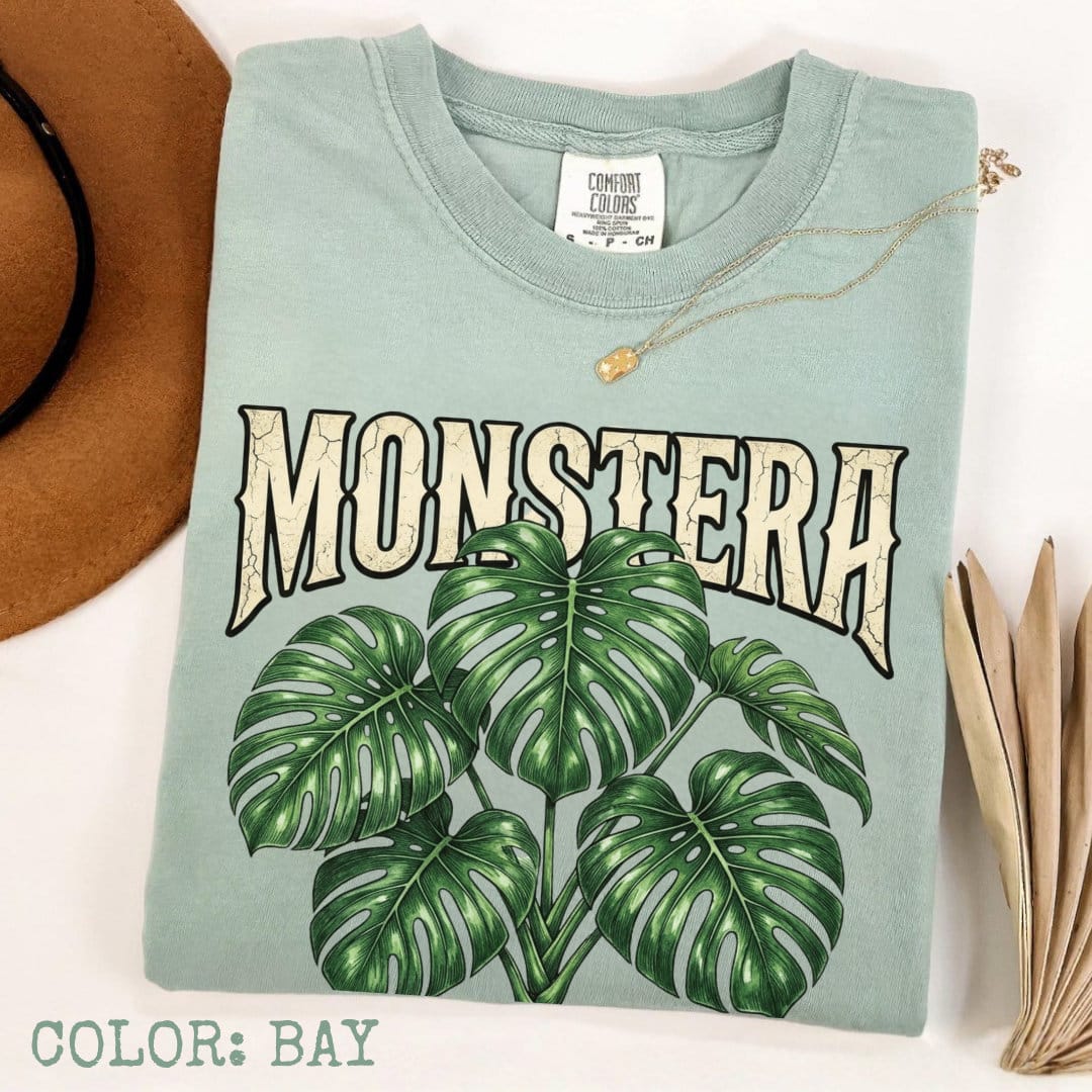 Retro Monstera T-Shirt - Image 3