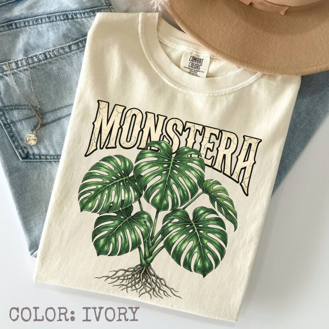 Retro Monstera T-Shirt - Image 4