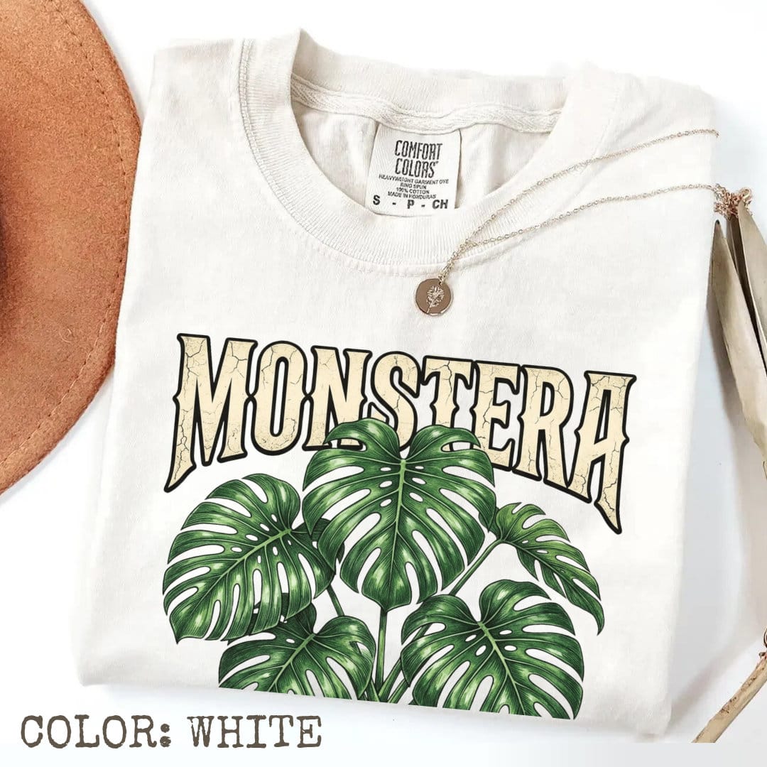 Retro Monstera T-Shirt - Image 8