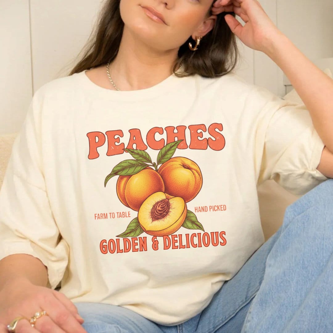 Retro Peach T-Shirt - Image 3