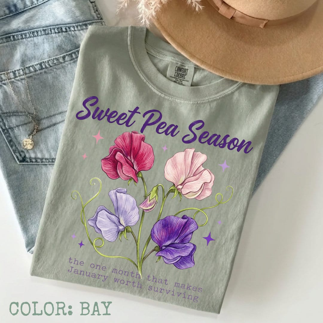 Sweet Pea Season T-Shirt - Image 5